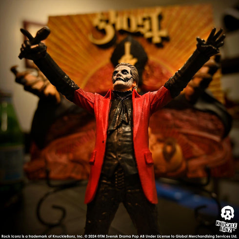 Knucklebonz Ghost Rock Iconz Papa Emeritus IV Statue